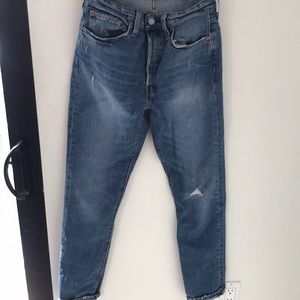 Levi’s 501 button fly jeans
